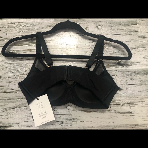 Ashley Graham NWT black Diva Demi Cup bra - Picture 2 of 7